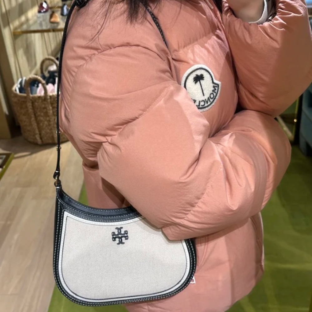 NWT Tory Burch Emerson Canvas Handbag - Picture 8 of 11
